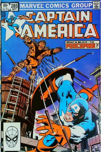 CAPTAIN AMERICA (1968) #285 - Marvel - lecubeacomics.com Couverture de CAPTAIN AMERICA (1968) #285 - par John Beatty - lecubeacomics.com