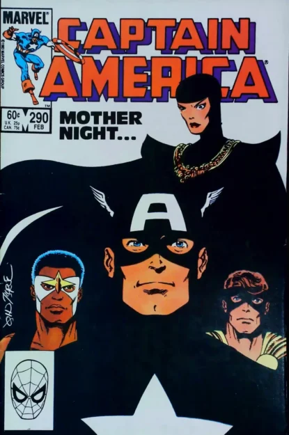 CAPTAIN AMERICA (1968) #290 - Marvel - lecubeacomics.com Couverture de CAPTAIN AMERICA (1968) #290 - par John Byrne - lecubeacomics.com
