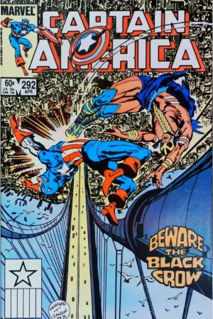 Couverture de CAPTAIN AMERICA (1968) #292 - par Ed Hannigan - lecubeacomics.com