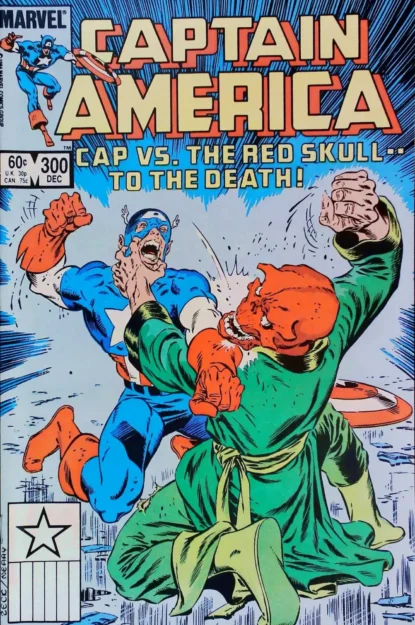 CAPTAIN AMERICA (1968) #300 - Marvel - lecubeacomics.com Couverture de CAPTAIN AMERICA (1968) #300 - par Mike Zeck - lecubeacomics.com