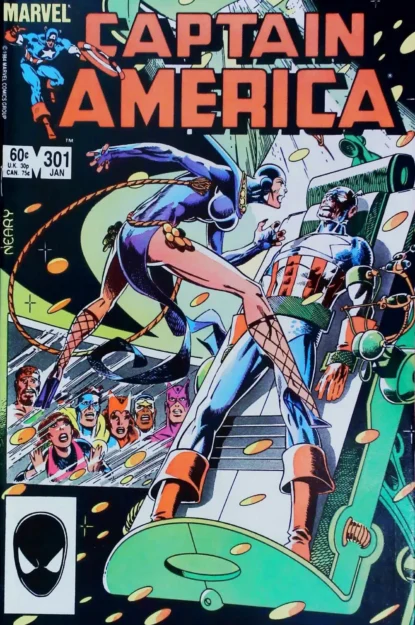 CAPTAIN AMERICA (1968) #301 - Marvel - lecubeacomics.com Couverture de CAPTAIN AMERICA (1968) #301 - par Paul Neary - lecubeacomics.com