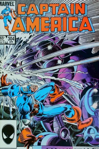 CAPTAIN AMERICA (1968) #304 - Marvel - lecubeacomics.com Couverture de CAPTAIN AMERICA (1968) #304 - par Paul Neary - lecubeacomics.com