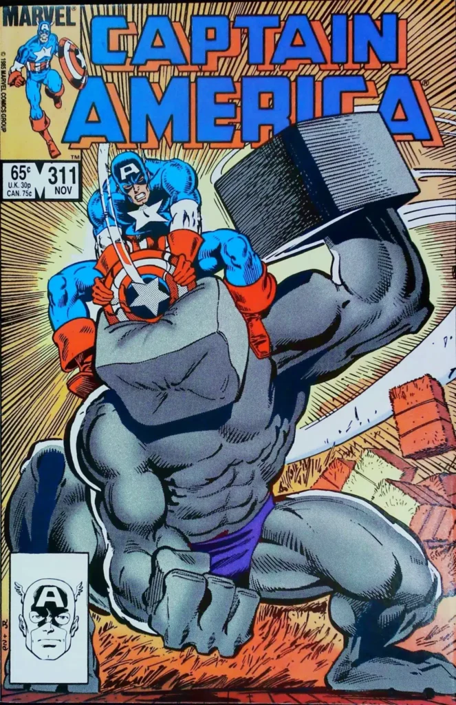Captain America #311, vue de l'exemplaire