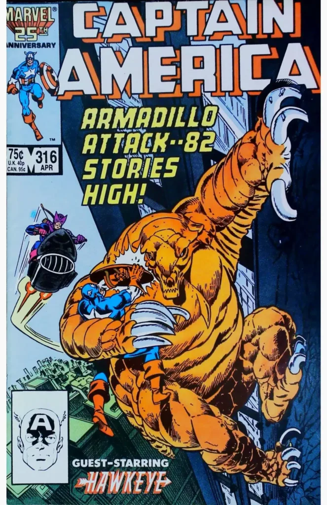 Captain America #316, vue de l'exemplaire