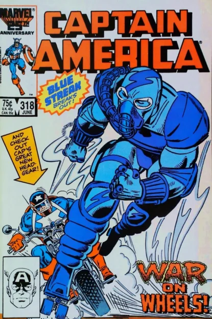 CAPTAIN AMERICA (1968) #317 - Marvel - lecubeacomics.com Couverture de CAPTAIN AMERICA (1968) #317 - par Jackson Butch Guice - lecubeacomics.com