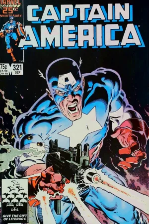 Couverture de CAPTAIN AMERICA (1968) #321 - par John Beatty - lecubeacomics.com