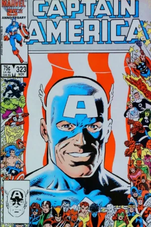 Couverture de CAPTAIN AMERICA (1968) #323 - 1ST JOHN WALKER - par Joe Rubinstein - lecubeacomics.com