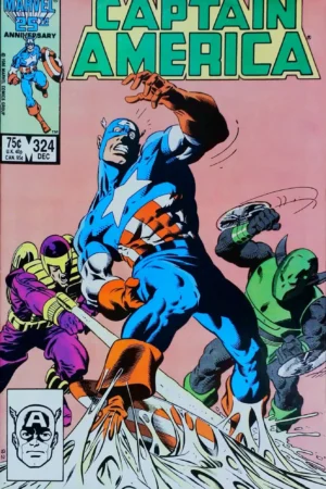 Couverture de CAPTAIN AMERICA (1968) #324 - par John Beatty - lecubeacomics.com