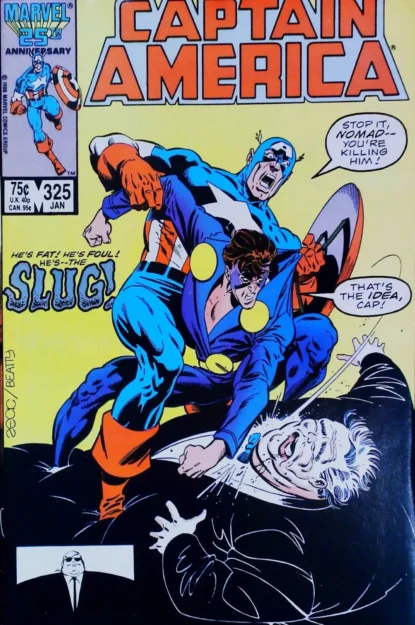 CAPTAIN AMERICA (1968) #325 - Marvel - lecubeacomics.com Couverture de CAPTAIN AMERICA (1968) #325 - par John Beatty - lecubeacomics.com