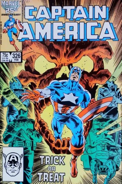 CAPTAIN AMERICA (1968) #326 - Marvel - lecubeacomics.com Couverture de CAPTAIN AMERICA (1968) #326 - par Bob McLeod - lecubeacomics.com