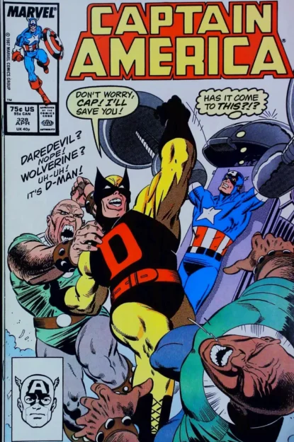 CAPTAIN AMERICA (1968) #328 - Marvel - lecubeacomics.com Couverture de CAPTAIN AMERICA (1968) #328 - par Mike Zeck - lecubeacomics.com
