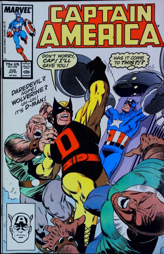 Captain America #328, vue de l'exemplaire