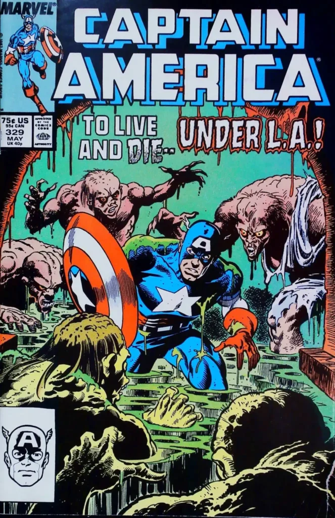 Captain America #329, vue de l'exemplaire