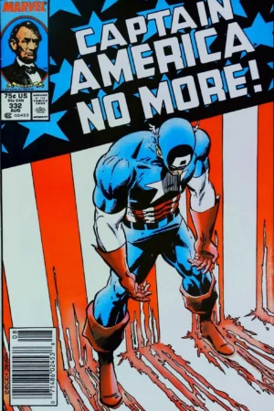 Couverture de CAPTAIN AMERICA (1968) #332 - par Klaus Janson - lecubeacomics.com