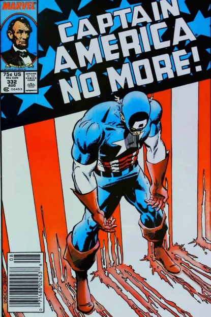 CAPTAIN AMERICA (1968) #332 - Marvel - lecubeacomics.com Couverture de CAPTAIN AMERICA (1968) #332 - par Klaus Janson - lecubeacomics.com