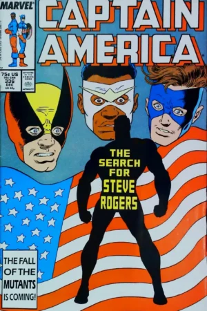 Couverture de CAPTAIN AMERICA (1968) #336 - par Bob McLeod - lecubeacomics.com