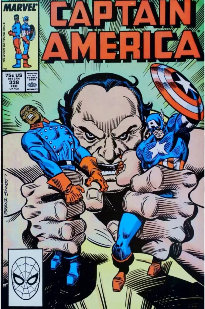 CAPTAIN AMERICA (1968) #338 - Marvel - lecubeacomics.com Couverture de CAPTAIN AMERICA (1968) #338 - par Joe Sinnott - lecubeacomics.com
