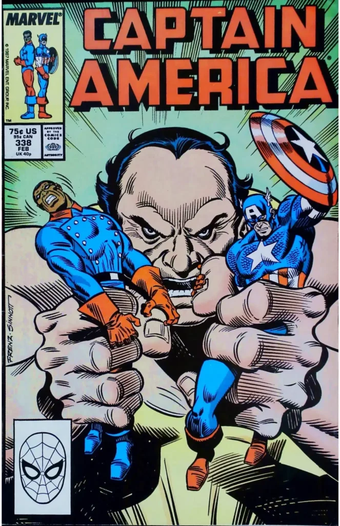 Captain America #338, vue de l'exemplaire