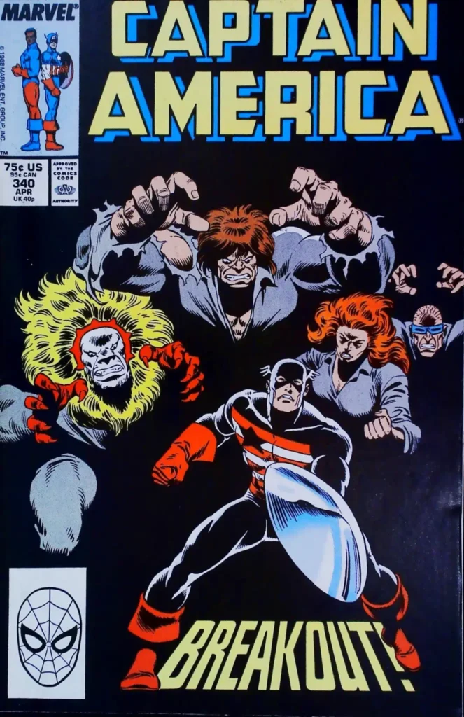 Captain America #340, vue de l'exemplaire