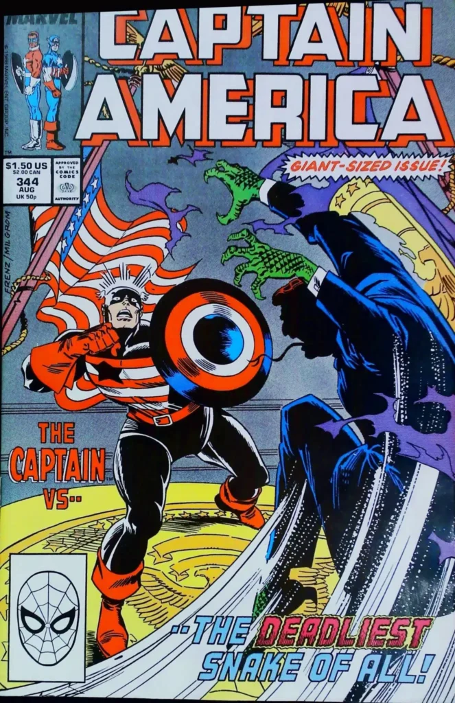 Captain America #344, vue de l'exemplaire