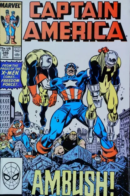 Couverture de CAPTAIN AMERICA (1968) #346 - par Al Milgrom - lecubeacomics.com