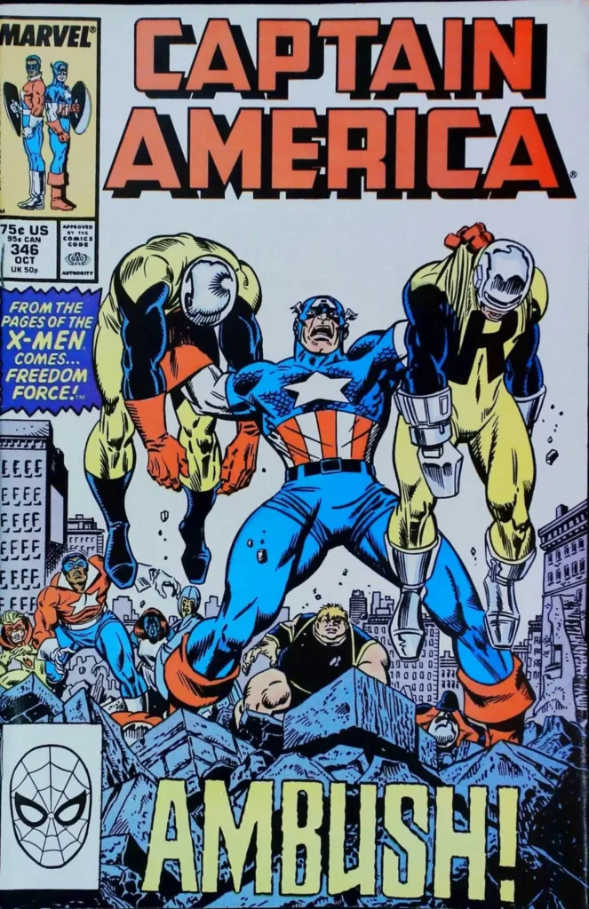 Captain America #346, vue de l'exemplaire