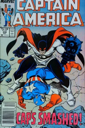 Couverture de CAPTAIN AMERICA (1968) #348 - par Al Milgrom - lecubeacomics.com