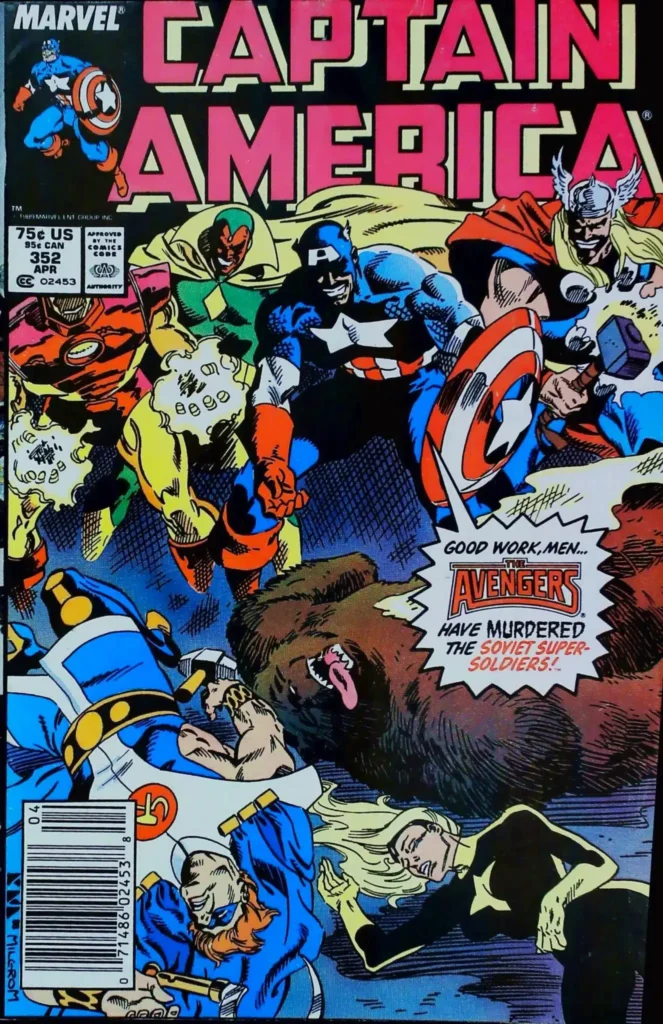 Captain America #352, vue de l'exemplaire