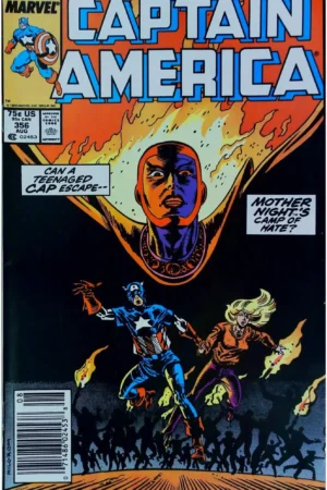 Couverture de CAPTAIN AMERICA (1968) #356 - par Al Milgrom - lecubeacomics.com