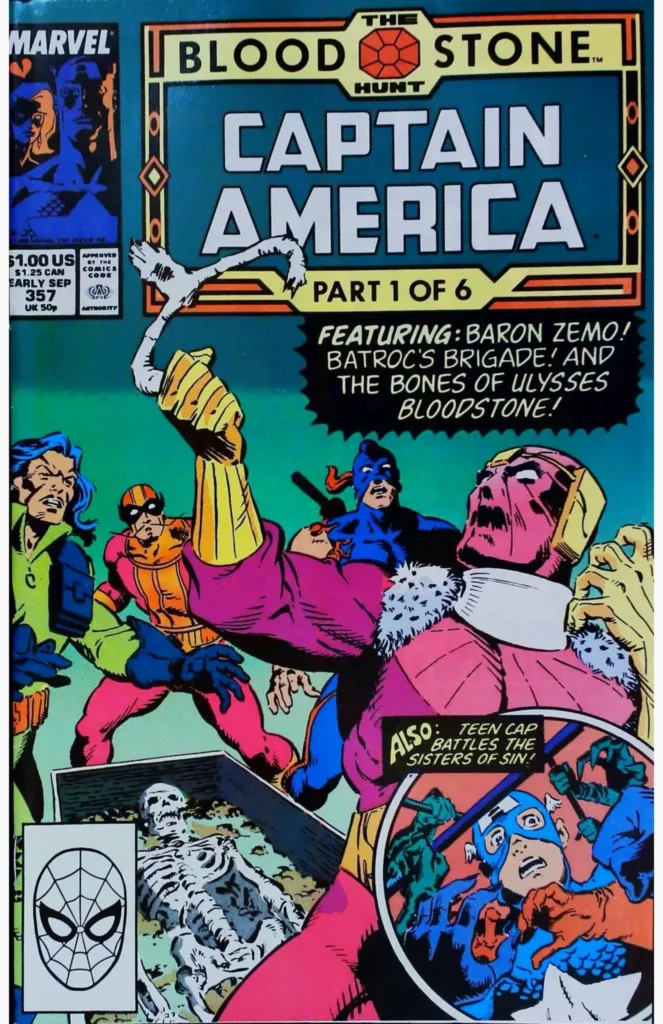 Captain America #357, vue de l'exemplaire