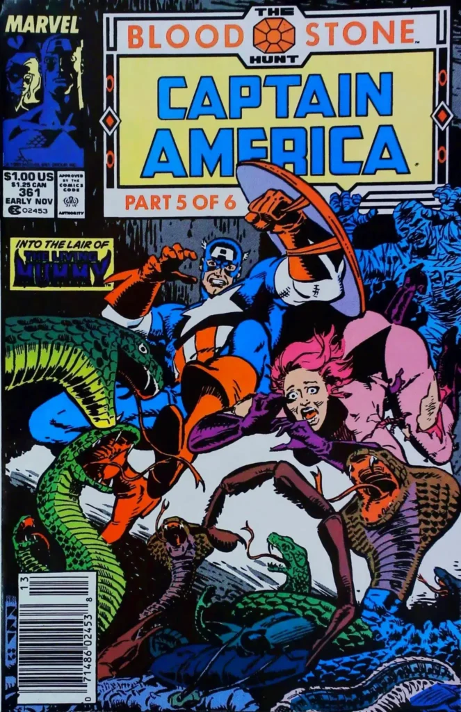 Captain America #361, vue de l'exemplaire