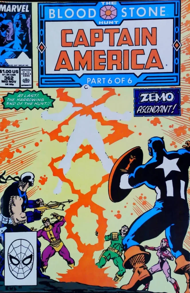 Captain America #362, vue de l'exemplaire