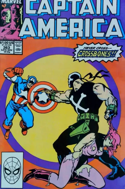 CAPTAIN AMERICA (1968) #363 - Marvel - lecubeacomics.com Couverture de CAPTAIN AMERICA (1968) #363 - par Kieron Dwyer - lecubeacomics.com