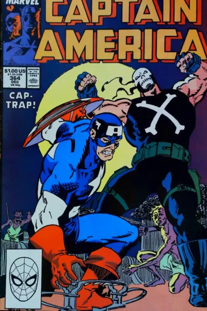 CAPTAIN AMERICA (1968) #364 - Marvel - lecubeacomics.com Couverture de CAPTAIN AMERICA (1968) #364 - par Kieron Dwyer - lecubeacomics.com