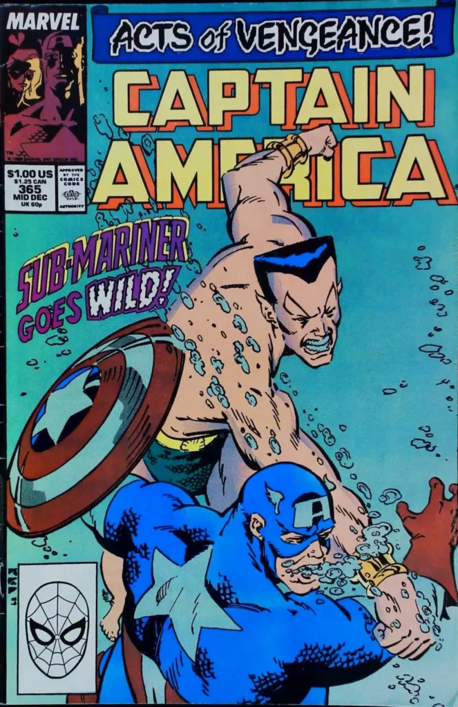 Captain America #365, vue de l'exemplaire