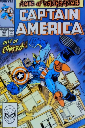 Couverture de CAPTAIN AMERICA (1968) #366 - par Danny Bulanadi - lecubeacomics.com