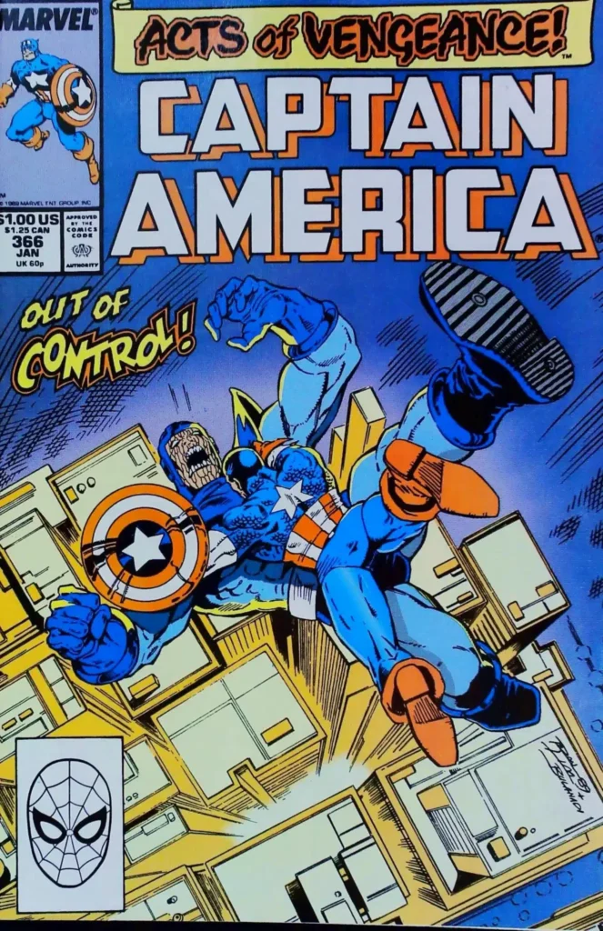 Captain America #366, vue de l'exemplaire