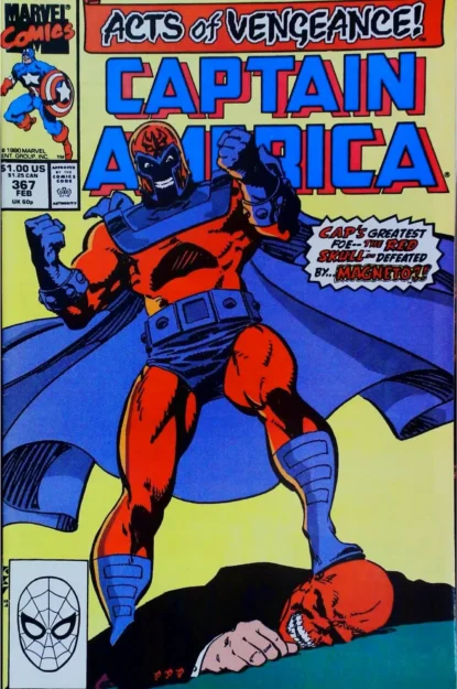 CAPTAIN AMERICA (1968) #367 - Marvel - lecubeacomics.com Couverture de CAPTAIN AMERICA (1968) #367 - par Kieron Dwyer - lecubeacomics.com