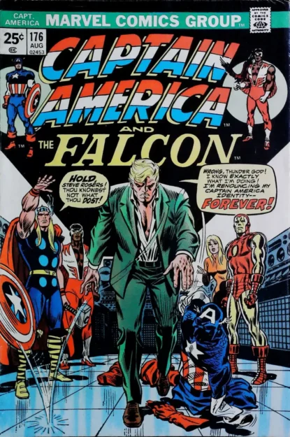 CAPTAIN AMERICA (1968) #176 - Marvel - lecubeacomics.com Couverture de CAPTAIN AMERICA (1968) #176 - par Gaspar Saladino - lecubeacomics.com