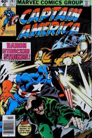 Couverture de CAPTAIN AMERICA (1968) #247 - par Joe Rubinstein - lecubeacomics.com