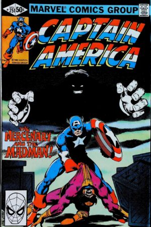 Couverture de CAPTAIN AMERICA (1968) #251 - par Joe Rubinstein - lecubeacomics.com