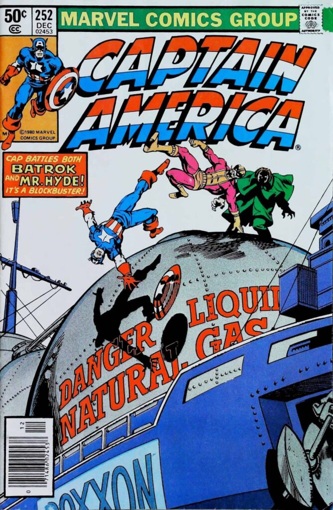 Captain America #252, exemplaire VF 8.0, recto