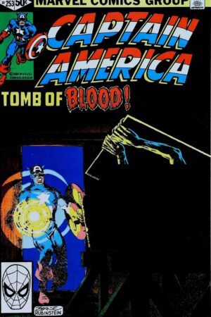 Couverture de CAPTAIN AMERICA (1968) #253 - par John Byrne - lecubeacomics.com