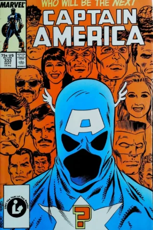 Couverture de CAPTAIN AMERICA (1968) #333 - par Bob McLeod - lecubeacomics.com