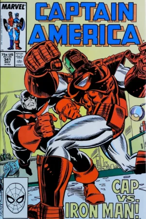 Couverture de CAPTAIN AMERICA (1968) #341 - par Al Milgrom - lecubeacomics.com
