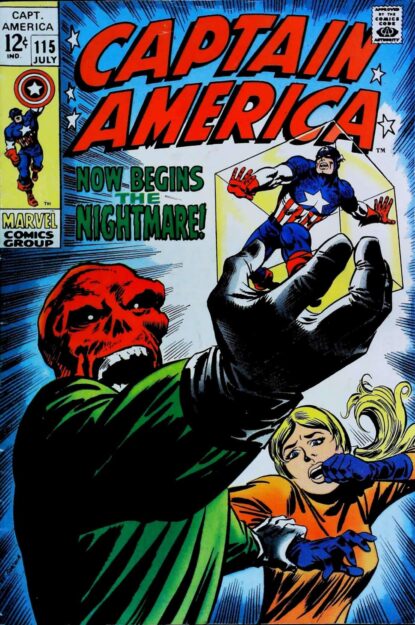 CAPTAIN AMERICA (1968) #115 - Marvel - lecubeacomics.com Couverture de CAPTAIN AMERICA (1968) #115 - par Frank Giacoia - lecubeacomics.com