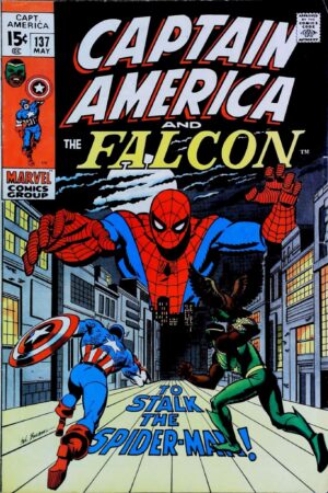 Couverture de CAPTAIN AMERICA (1968) #137 - par Sal Buscema - lecubeacomics.com