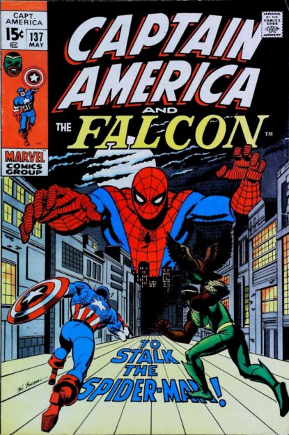 CAPTAIN AMERICA (1968) #137 - Marvel - lecubeacomics.com Couverture de CAPTAIN AMERICA (1968) #137 - par Sal Buscema - lecubeacomics.com