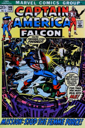 Couverture de CAPTAIN AMERICA (1968) #146 - par John Romita - lecubeacomics.com