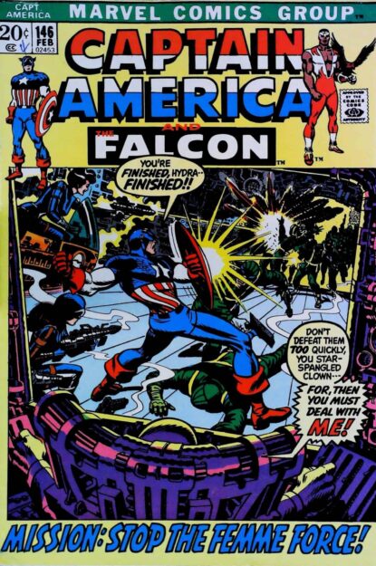 CAPTAIN AMERICA (1968) #146 - Marvel - lecubeacomics.com Couverture de CAPTAIN AMERICA (1968) #146 - par John Romita - lecubeacomics.com